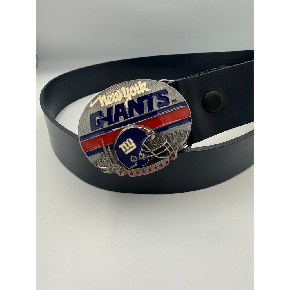 NY Giants NFL Belt/Buckle – #2568 of 10,000 – Collectible Sports Memorabilia